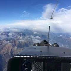 Flugwegposition um 09:17:32: Aufgenommen in der Nähe von 33027 Paularo, Udine, Italien in 4252 Meter